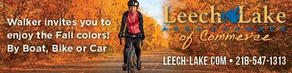 An ad to plan a Leech Lake fall getaway