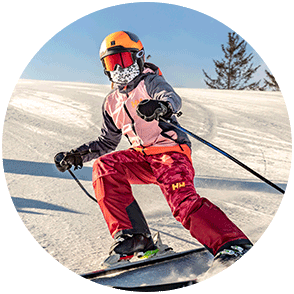 image of a downhill skier