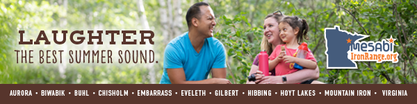 Family laughing, with text reading: Laughter, the best summer sound