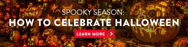 an ad to check out a spooky season article for halloween activities and events