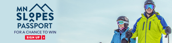 an ad to encourage skiing in Minnesota