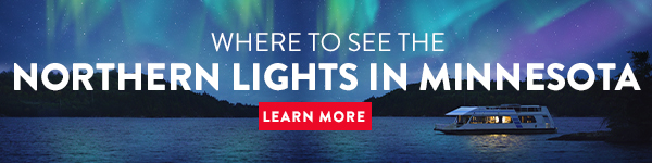 An ad to read about wherer to see northern lights in Minnesota