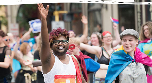 image of people at Twin Cities Pride Parade