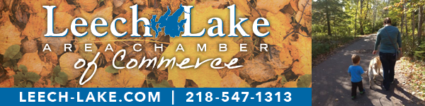 An ad to visit Leech Lake this fall