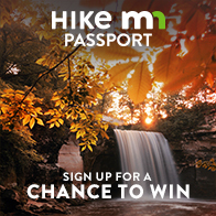 an ad to sign up for the Hike MN Passport