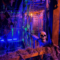 an image of costumed actors on Duluth's Haunted Ship