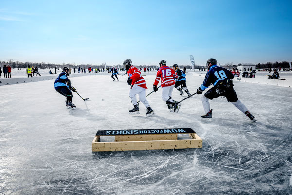 US Pond Hockey Championships, Lake Nokomis, Minneapolis / Photo Credit: Ryan Taylor