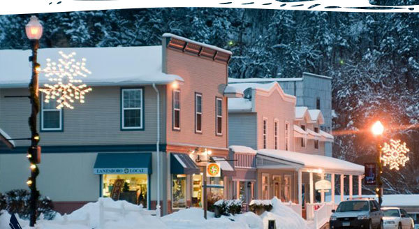 Victorian Bed & Breakfast decorated for the holidays / Lanesboro Christmas Inn Tour in Lanesboro