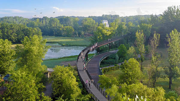 Treetop Trail at the Minnesota Zoo