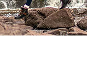 Get your boots dirty on a fall hike at Gooseberry Falls State Park / Micah Kvidt