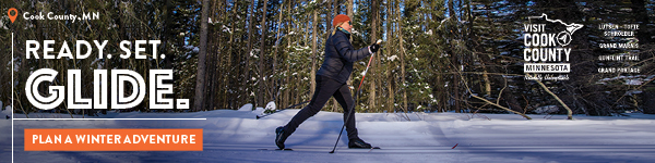 an ad to visit Cook County this winter for a variety of snow sports