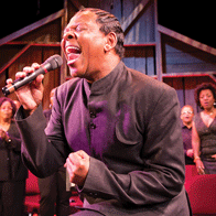 an image of a performer in The Black Nativity