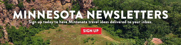 an ad to sign up for Minnesota newsletters