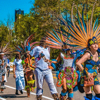 an image of performers at Cinco de Mayo