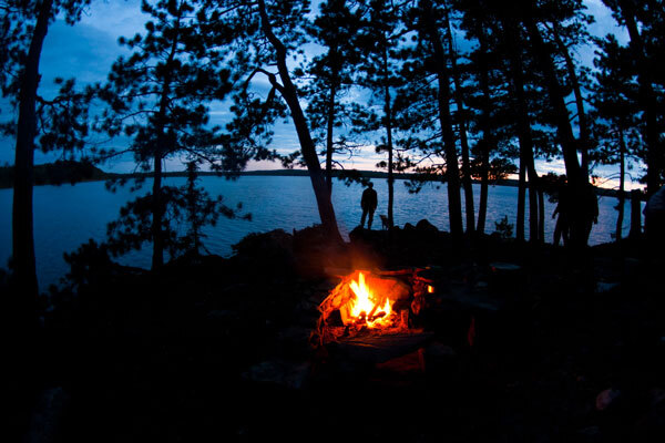 Watching the sun set in the Boundary Waters / Steve Piragis
