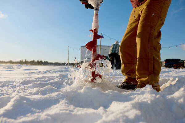 Ice Fishing in Breezy Point / Photo Credit: Paul Vincent