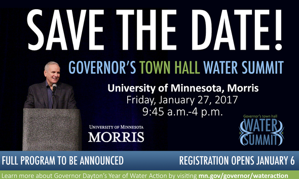 Save the Date: Governor's Town Hall Water Summit