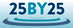 25 by 25 logo