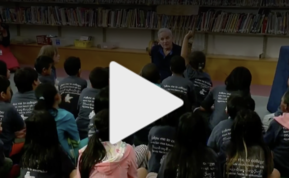 Governor Dayton sits with students at Bruce Vento Elementary School in St. Paul. Click here to watch. 