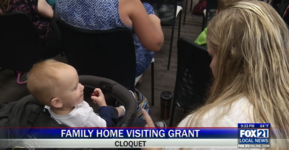 Click here to watch the news story on family home visit grants.