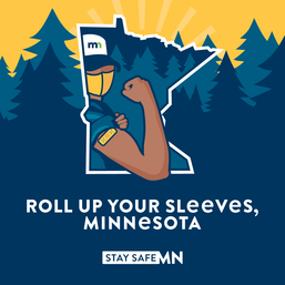 Roll Up Your Sleeves Minnesota Graphic