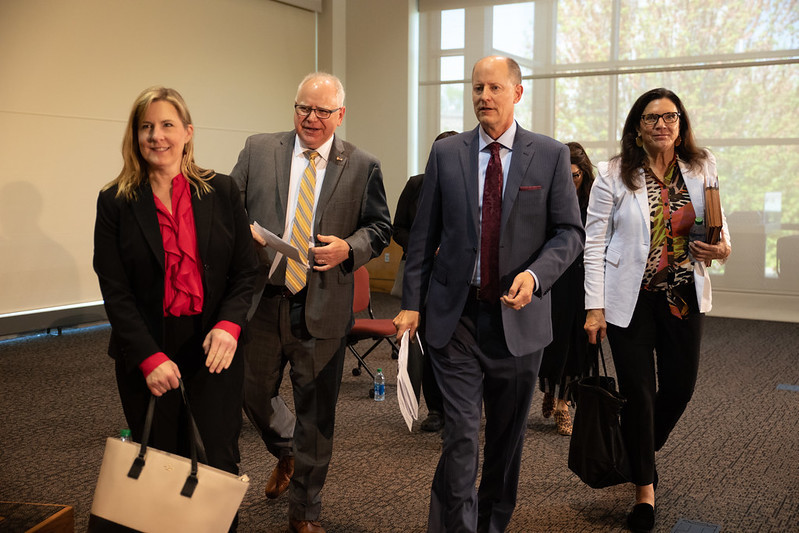 Governor Walz with State Legislative Leaders