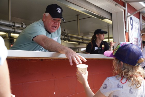 Governor Walz Serves Milk 