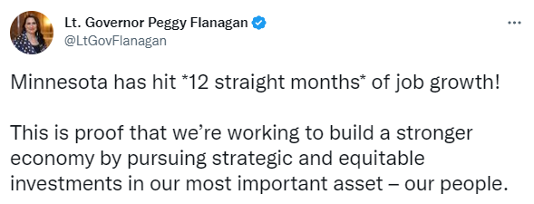 Lt. Governor Flanagan tweet 