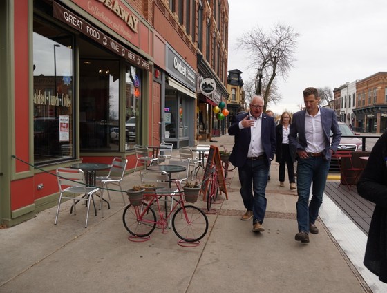 Governor Walz speaks to small business leaders