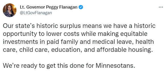 Lt. Governor Flanagan Tweet 