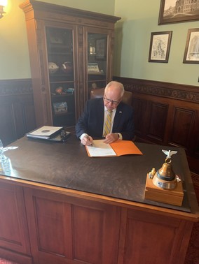 Governor Walz signs a bill into law