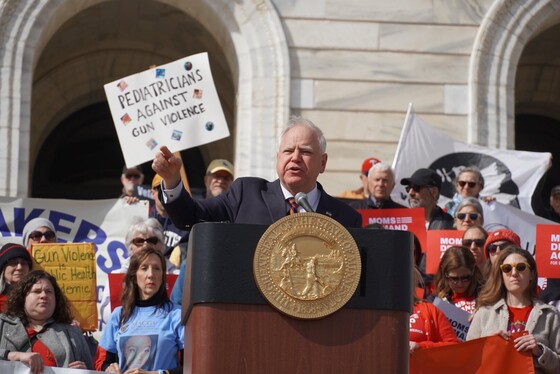 governor walz calls for gun violence prevention 