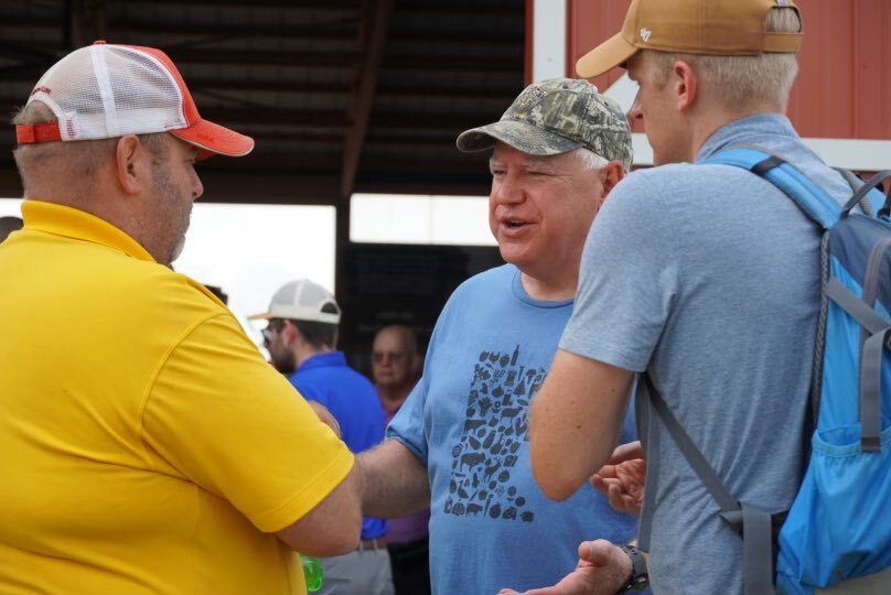 Governor Walz speaks to farmers at FarmFest