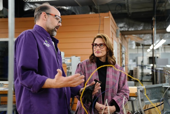 Lt. Governor Peggy Flanagan tours Minneapolis Community and Techincal College 
