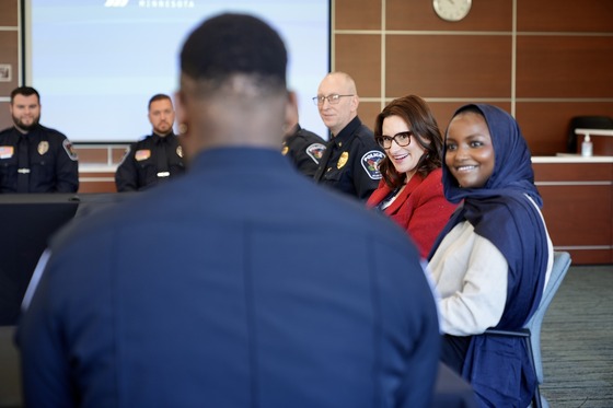 Lt. Governor Flanagan hosts roundtable highlighting the Pathways to Policing grant program