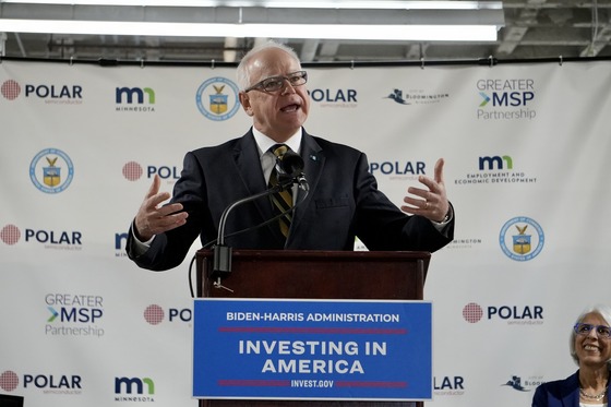 Governor Walz delivers remarks at Polar