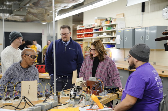 Lt. Governor Flanagan meets with students at Minneapolis Community and Technical College