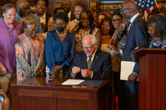 Governor Walz Signs African American Family Preservation Act
