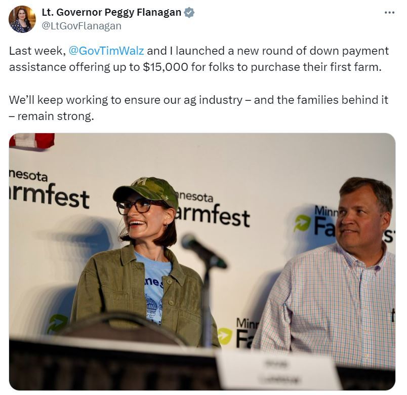 Lt. Governor announces down-payment assistance program for emerging farmers