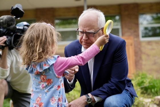 Governor Walz tours child care center in Minnetonka