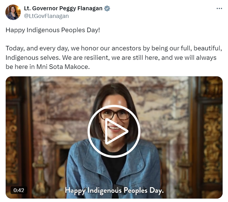 Lieutenant Governor Flanagan celebrates Indigenous Peoples Day