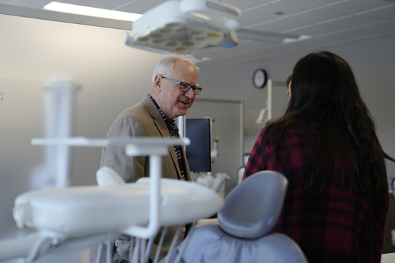 Governor Walz tours Normandale Community College