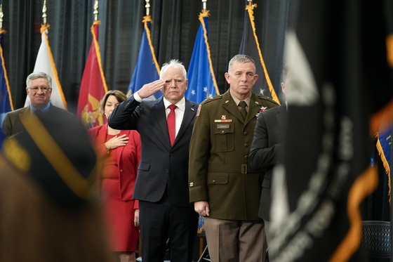 Governor Walz attends Veterans Day ceremony in Arden Hills