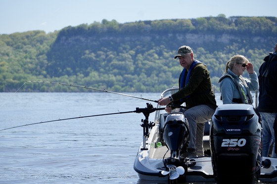 Governor Walz at the 2024 Fishing Opener