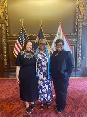Ashley Oolman and Sherron Taylor at the State of the State Address