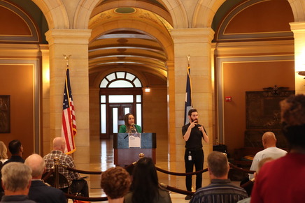 Ashley in the Rotunda