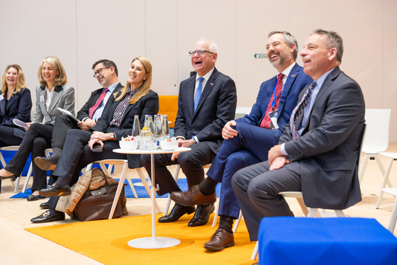 Governor Walz visits Buhler Group during trade mission in Switzerland