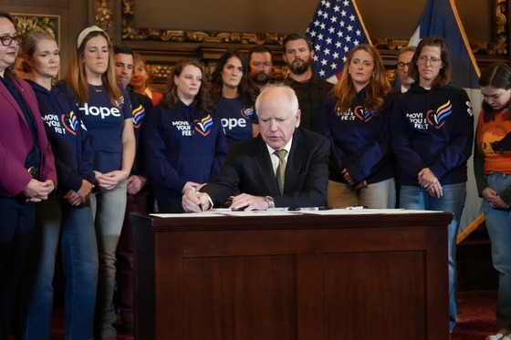 Governor Walz signs executive orders to take action on gun violence