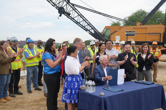 Governor Walz Bonding Bill Signing