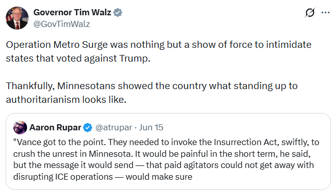 Governor Walz thanks Minnesotans for standing up for their neighbors during Operation Metro Surge